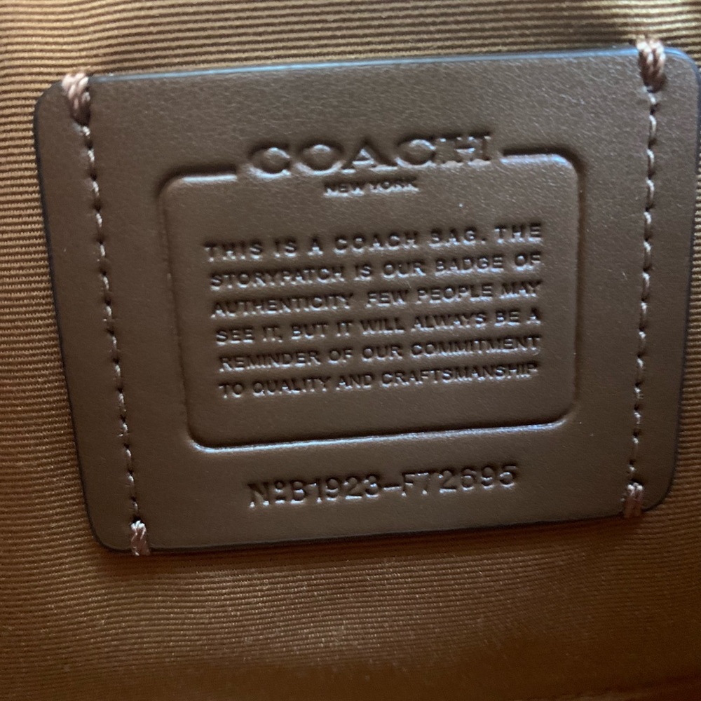 Coach Small Mia Shoulder Bag In Signature Canvas. - Picture 7 of 8